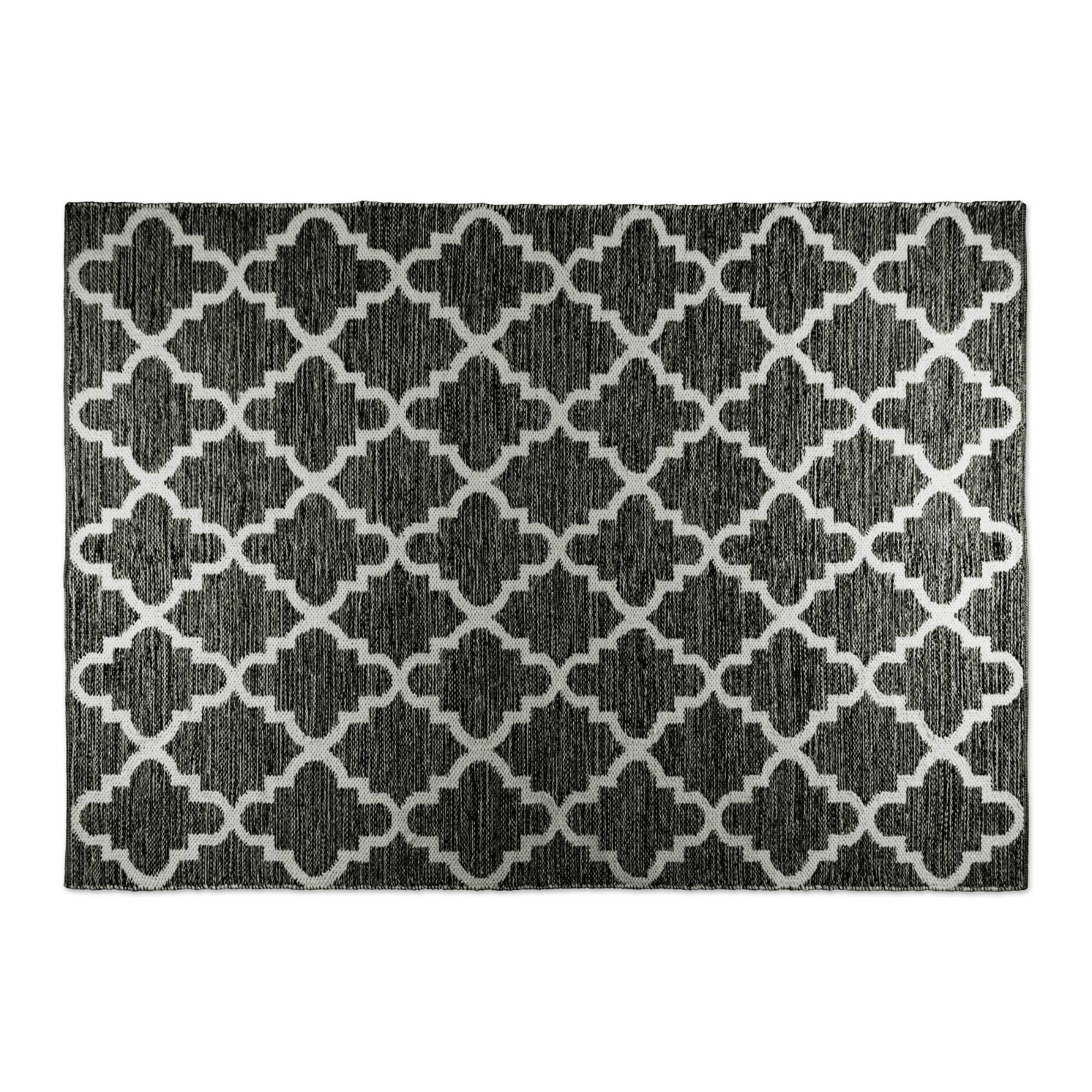 DII® Gray Lattice Hand-Loomed Rug, 4ft. x 6ft.